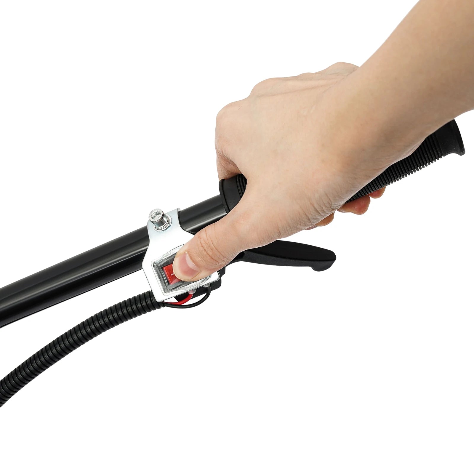 52CC 1700W Gasoline Garden Tiller Cordless 2-stroke Air-Cooled Cultivator Rotary for Trenching Loosening 12in/30cm Wide 12cm dp