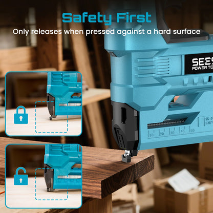 18GA Cordless Brad Nailer with 2 Batteries & 1000 Nails