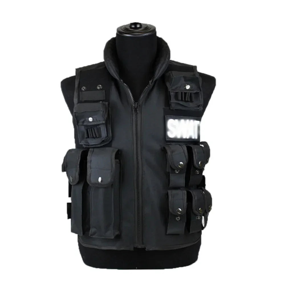 SWAT Multi-Pocket Tactical Vest - CS & Paintball
