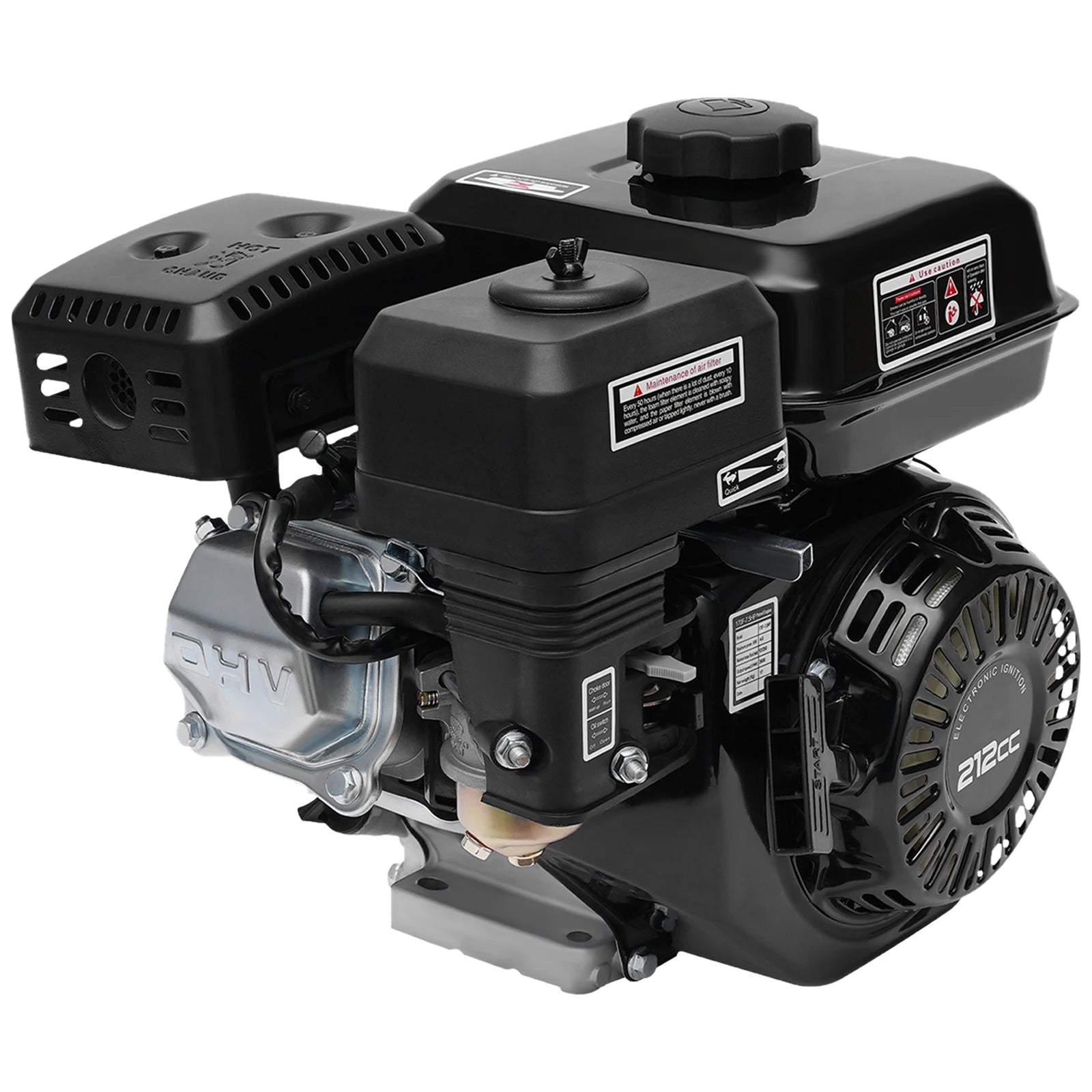 212CC 7.5HP 4-stroke Pullstart OHV Petrol Engine Air Cooled Gasoline Engine Replacement For Honda GX160 Horizontal 168F