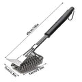 Safe Grill Brush - Bristle Free BBQ Grill Brush - Rust Resistant Stainless Steel Barbecue Cleaner - Great Grilling Accessories