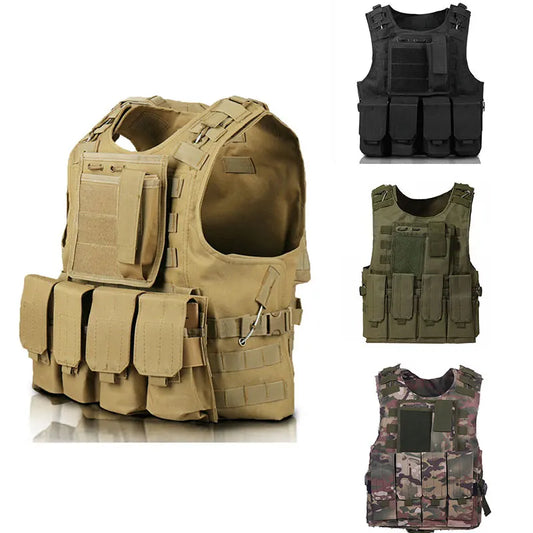 Camouflage Tactical Assault Vest - CS & Airsoft