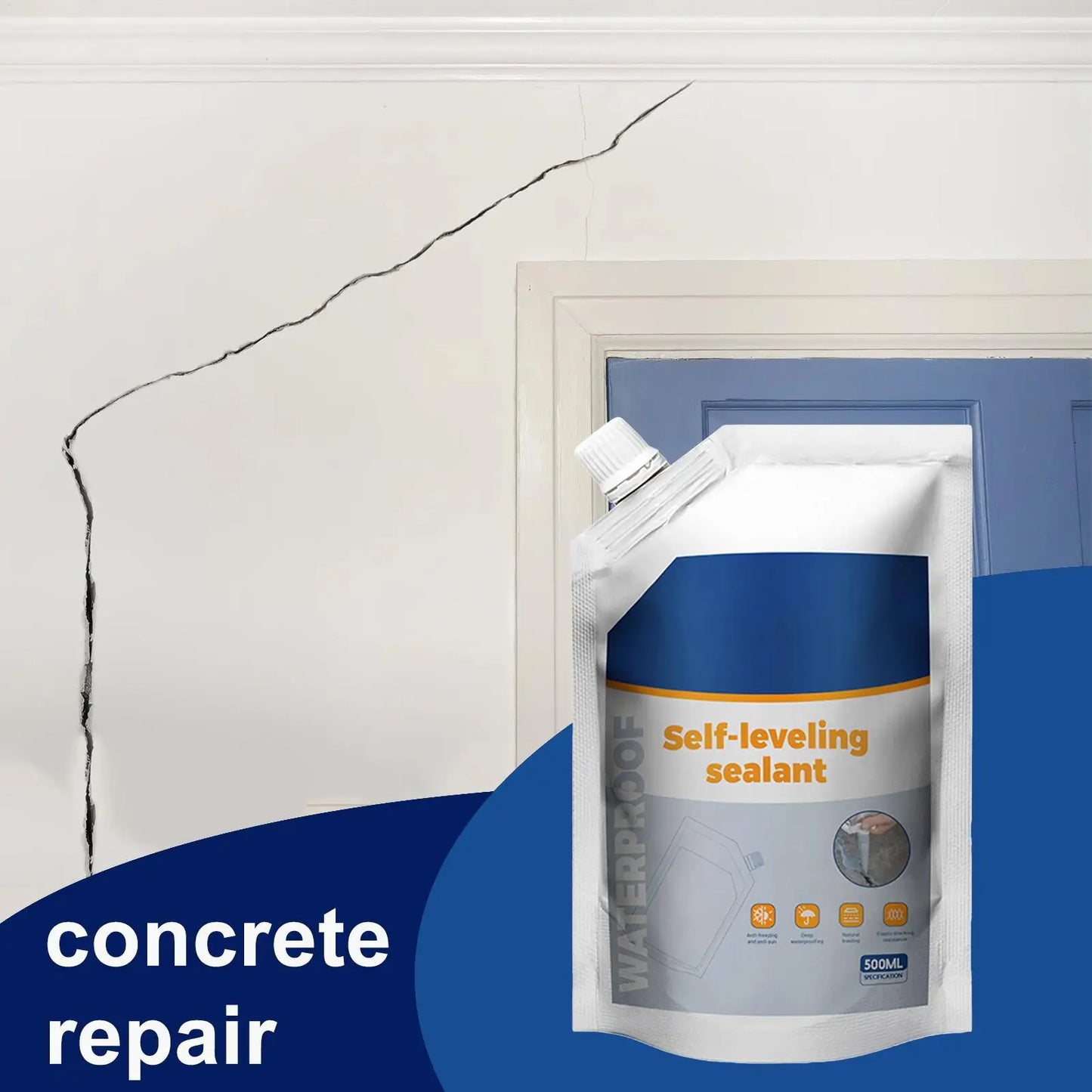 Liquid Concrete Crack Filler 500ml - Penetrating Sealant