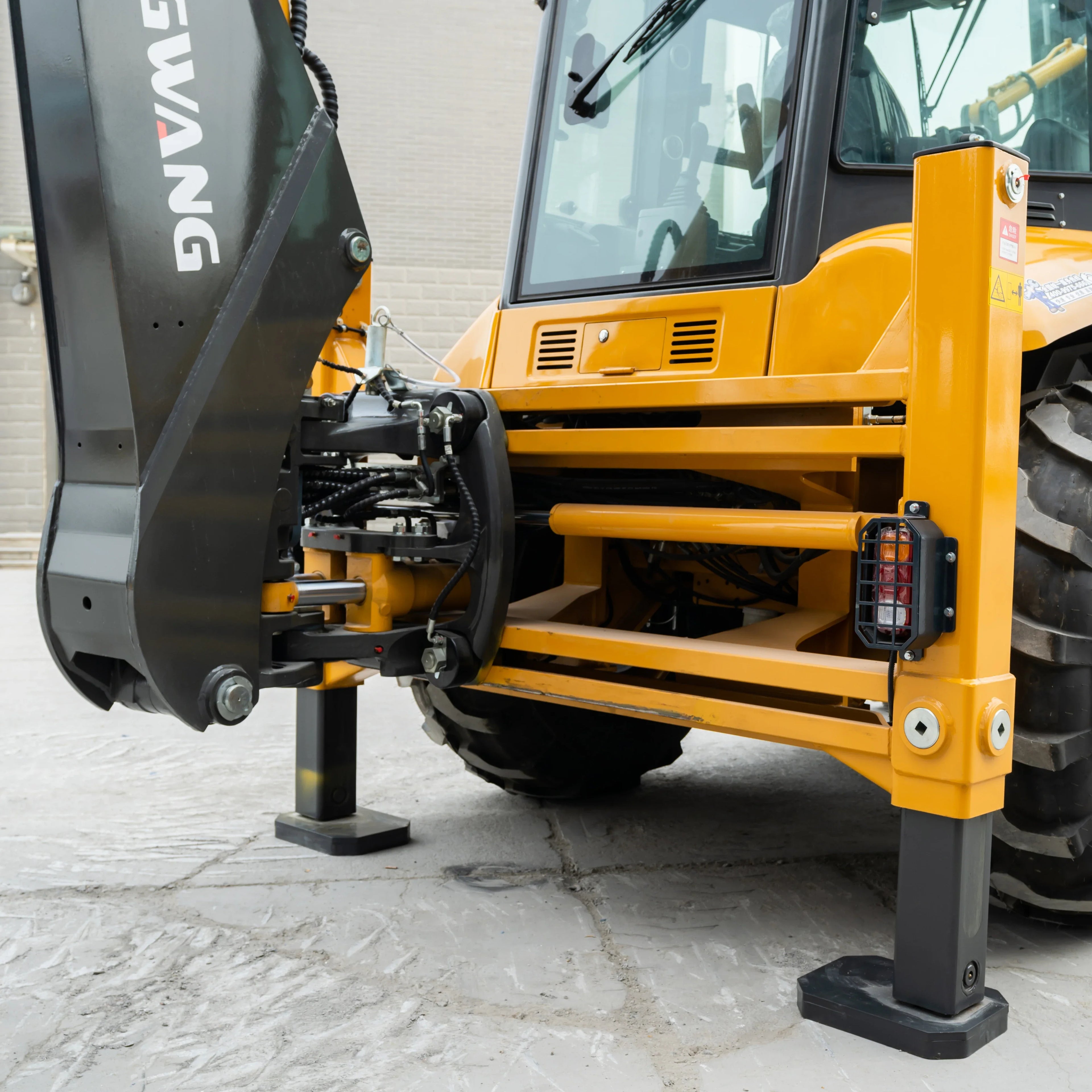 7.8 ton Excavator Loader 4x4 Backhoe Loader Multi-Purpose 4WD All-Terrain Diesel Agricultural Tractor Construction Machinery
