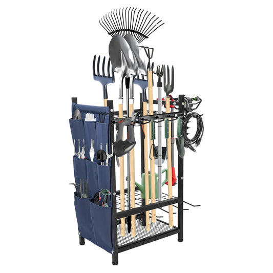 Garden Tool Organizer Rack for 35 Tools with Bag