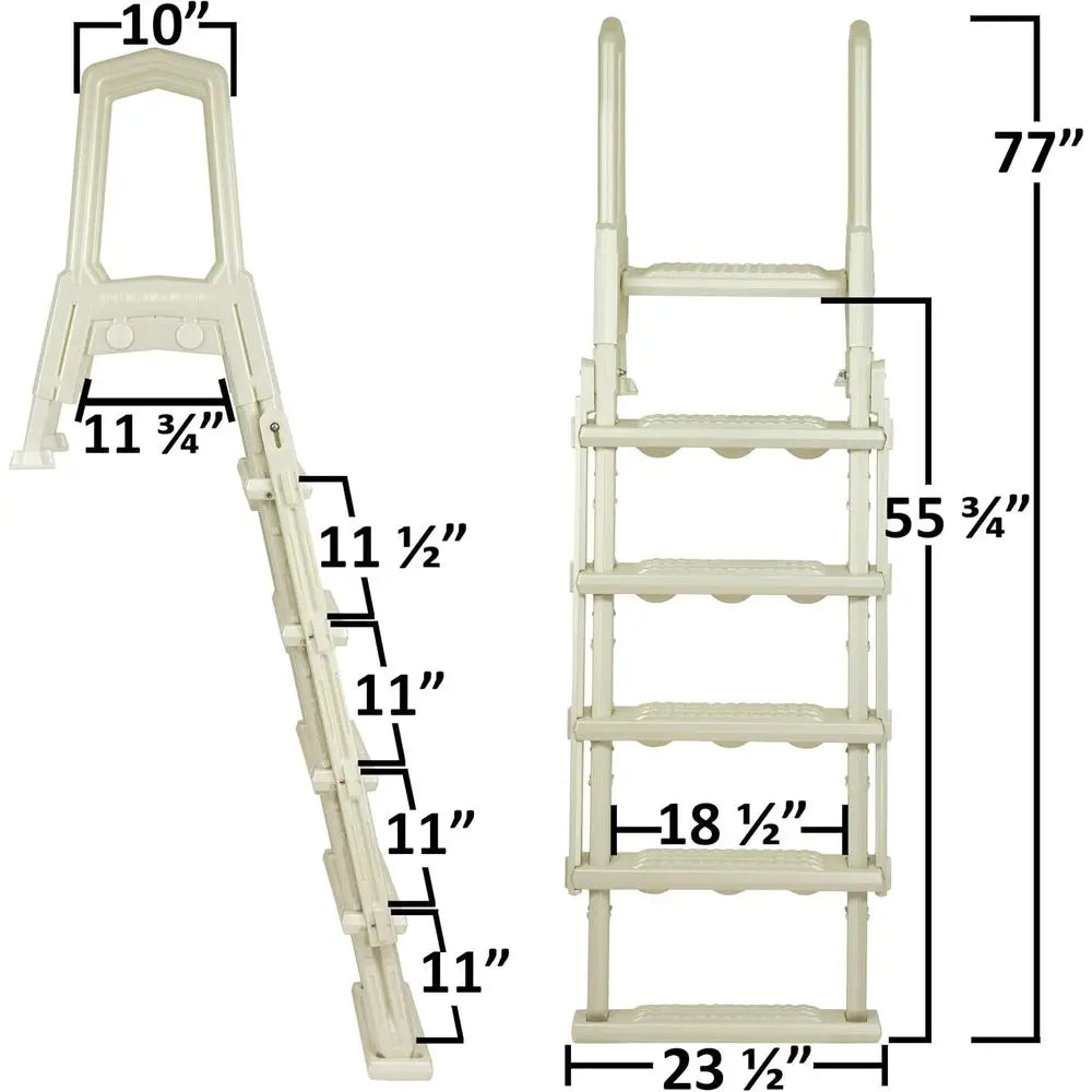 Anti-Slip In-Pool Steps Ladder - Above Ground Pools