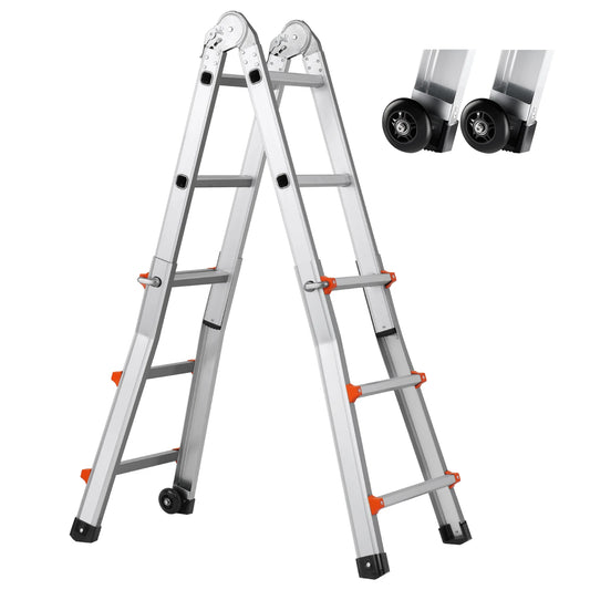 Compact A-Frame Aluminum Extension Ladder - RV