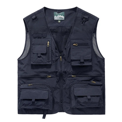 Men's Breathable Multi-Pocket Fishing Vest