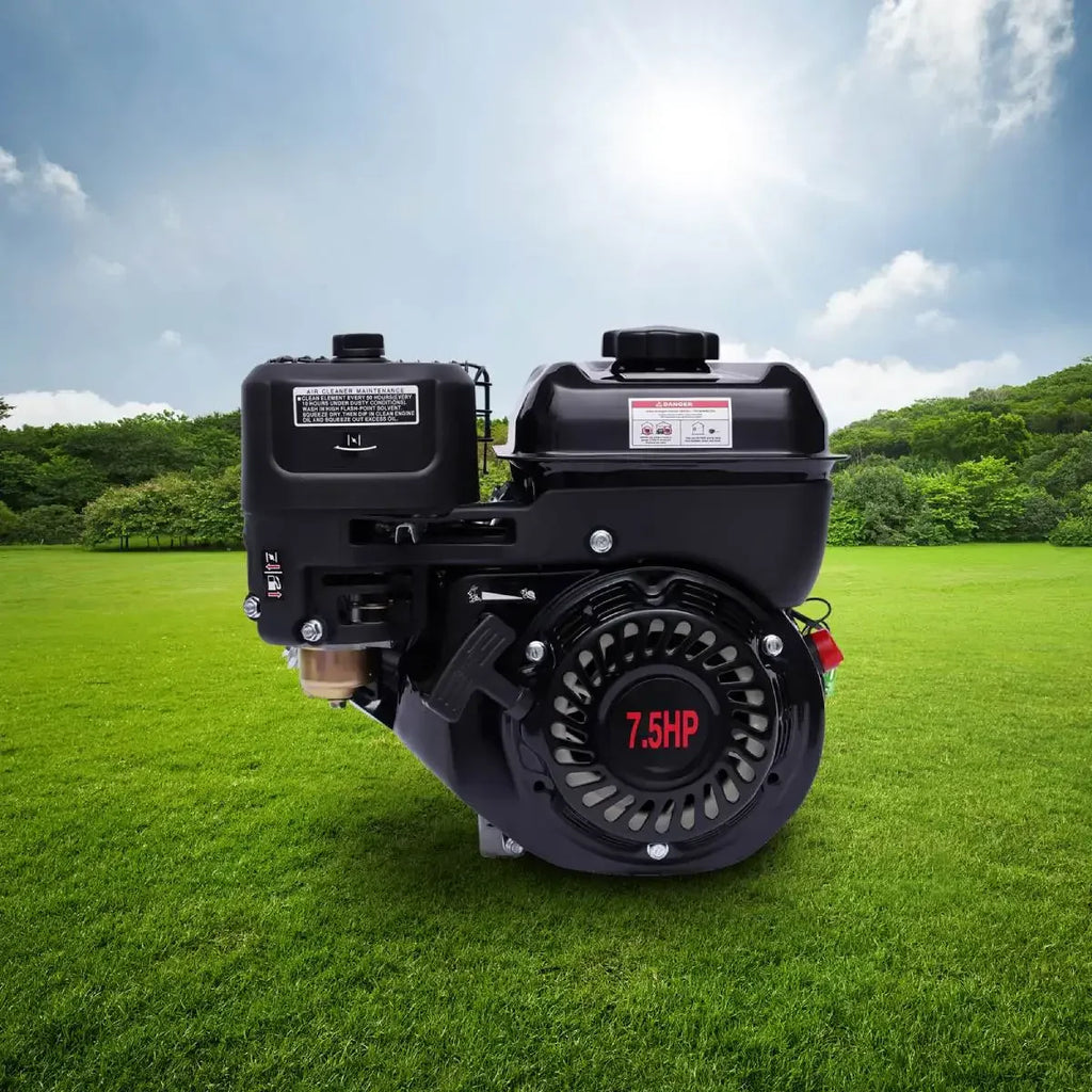 7.5hp 4-Stroke Gasoline Engine 212CC Standing Motor Single Cylinder 3600rpm Air Cooling Recoil Starting for Industrial/Kart