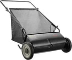 26 Wide Lawn Sweeper: Leaf and Grass Collection, Durable Steel Frame, Strong Rubber Tires