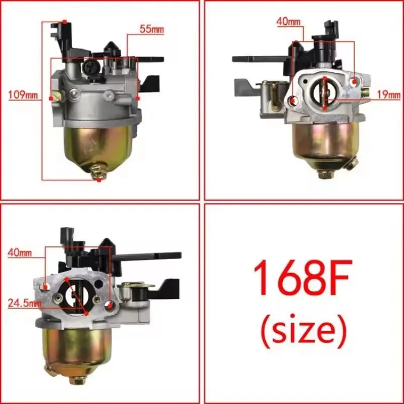 Carburetor Carb For Honda 168F 170F P19 P18 GX110 GX120 GX140 GX160 GX200 5HP 5.5HP 6.5HP 4 Stroke Engine