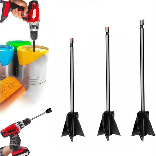 3-Pack Epoxy Resin & Paint Mixer Paddle - Hex Shank
