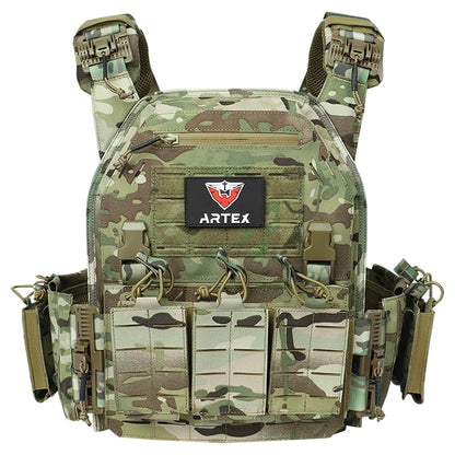 Ranger Green Plate Carrier Vest - Quick Release Molle