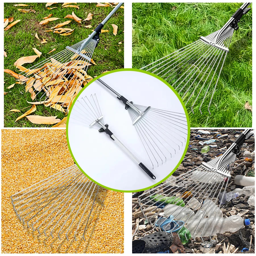 Garden Rake Rakes Farm Equipment Leveling Gardening For Tools Agricultural Supplies Sea Sand Leaf Agriculture Furniture Metal