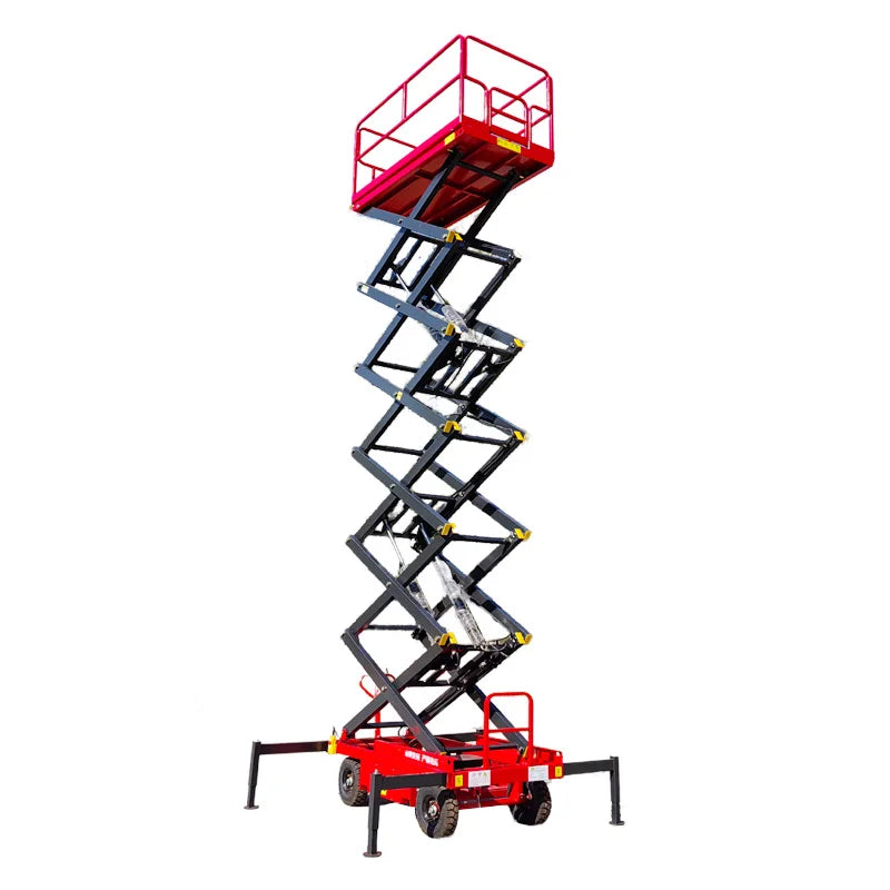 6m 8m 10m 12m 14m Aerial Work Platform Full Automatic Lift Portable Electric Scissor Lifts Table For Indoor Use
