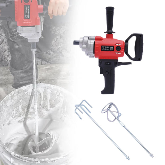 2400W Electric Cement Mixer Drill 1200 RPM