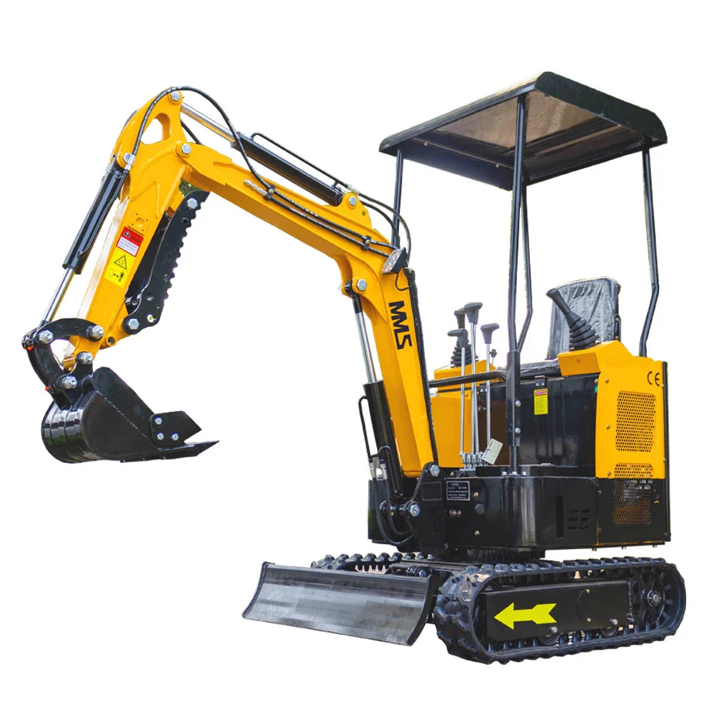 Mini Excavators 1.5 ton Mini Hydraulic Agricultural Digger for Garden Farm 1500 kg with Crawler Door to Door