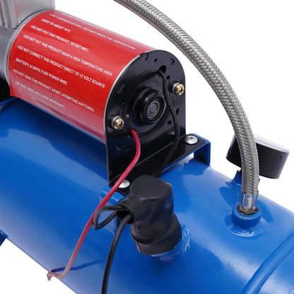 12V Air Compressor 100 PSI with 6L Tank & Air Horn Kit