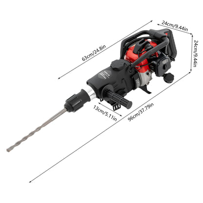33CC Gasoline Jack Hammer - Concrete Breaker 5300 RPM