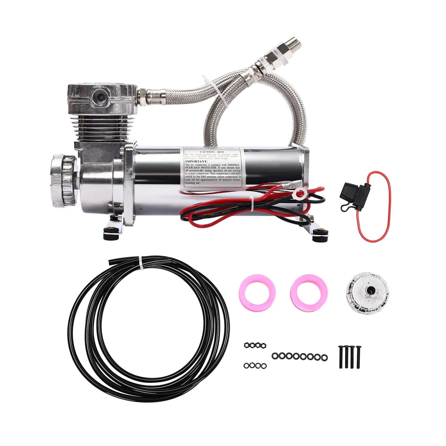 12V Air Suspension Compressor Kit 200 PSI, 50 L/Min