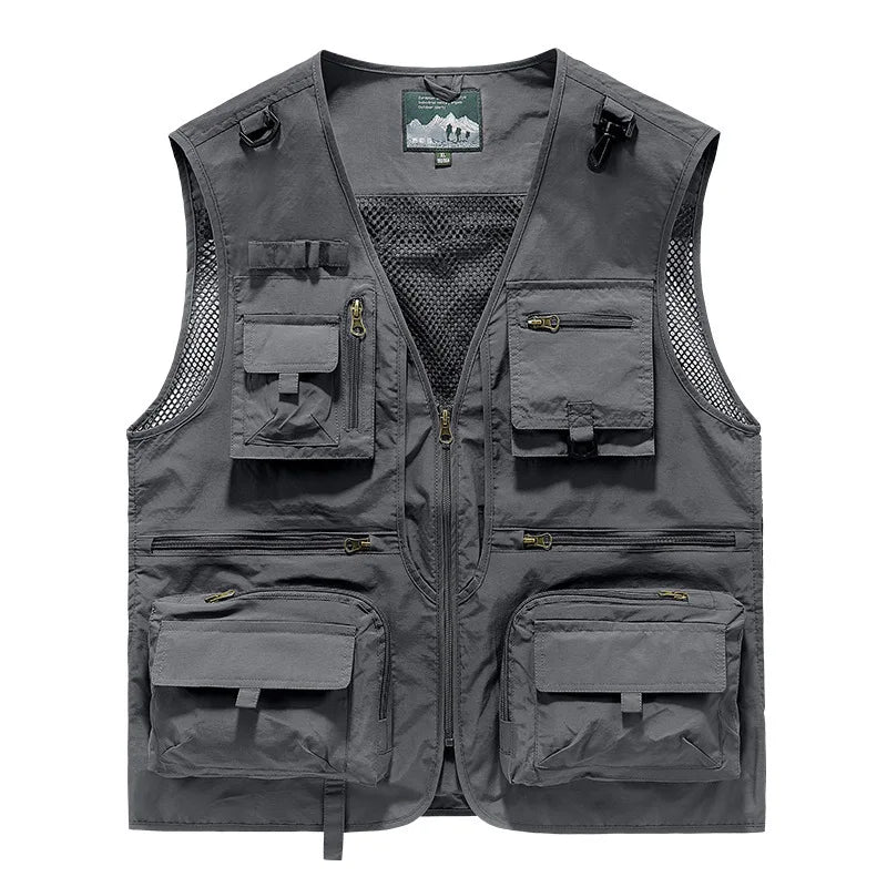 Men's Breathable Multi-Pocket Fishing Vest