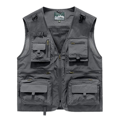 Men's Breathable Multi-Pocket Fishing Vest