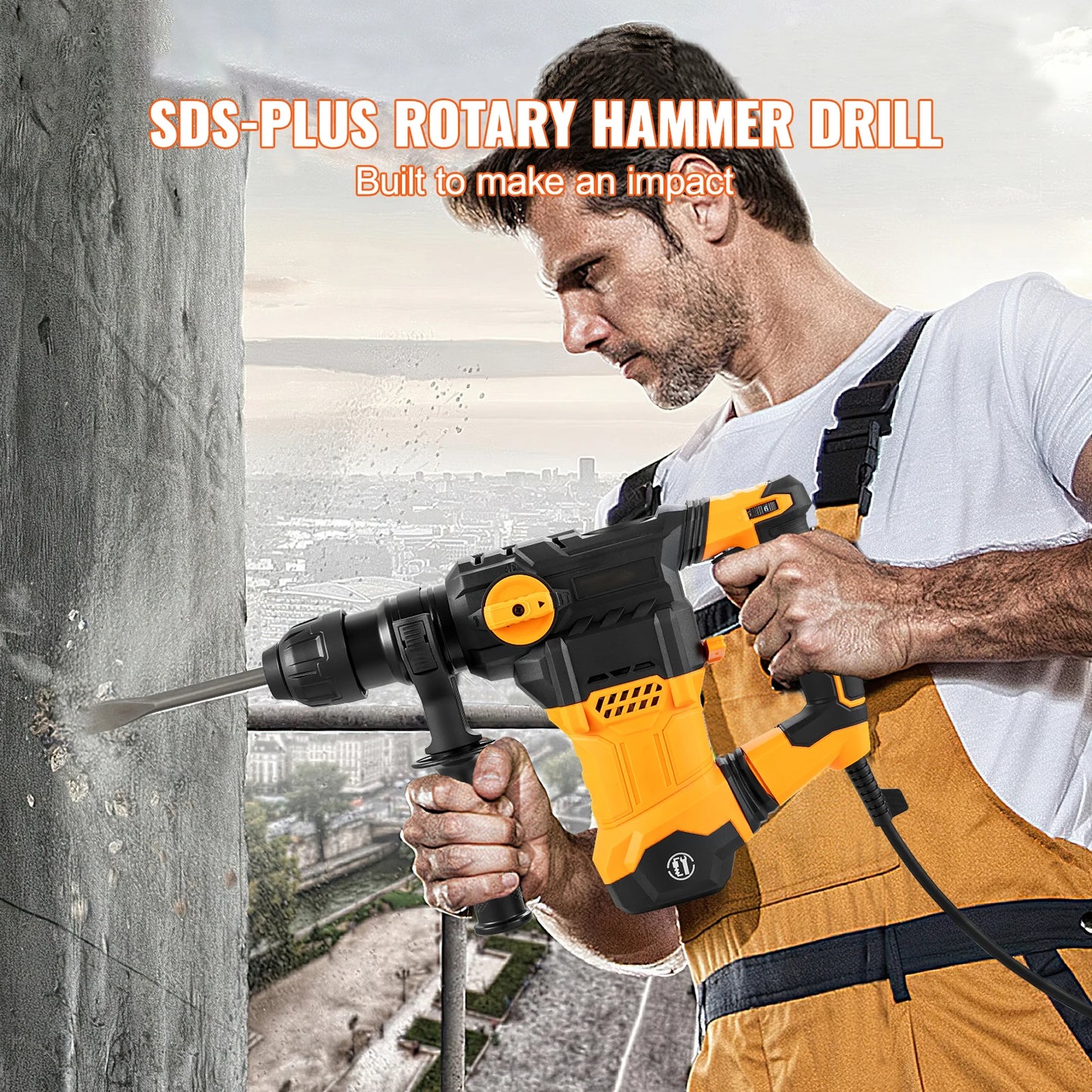 1500W Rotary Hammer Drill 32mm - Demolition & Chipping