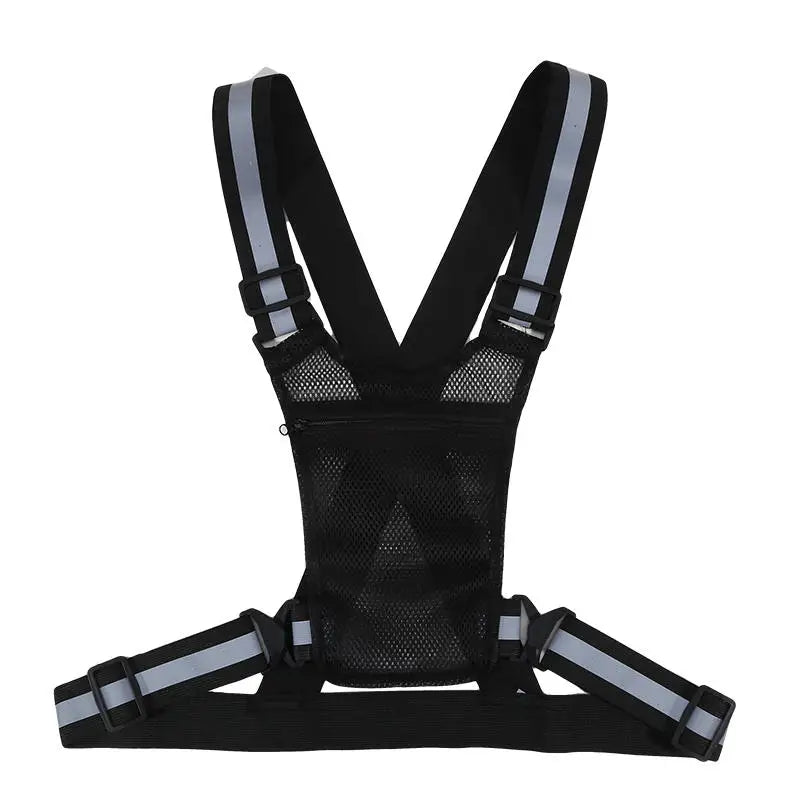 Adjustable Elastic Hi-Vis Reflective Vest