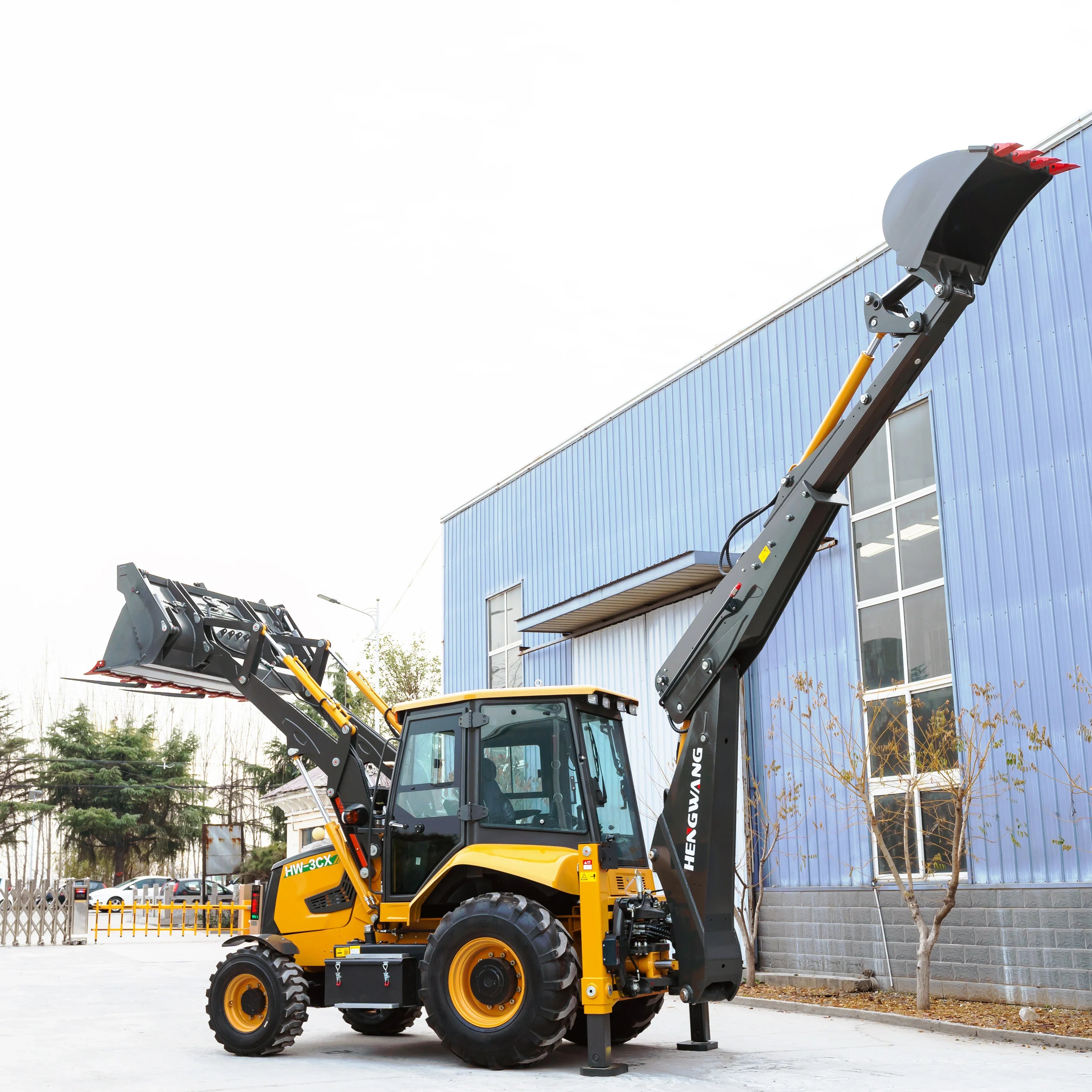 7.8 ton Excavator Loader 4x4 Backhoe Loader Multi-Purpose 4WD All-Terrain Diesel Agricultural Tractor Construction Machinery