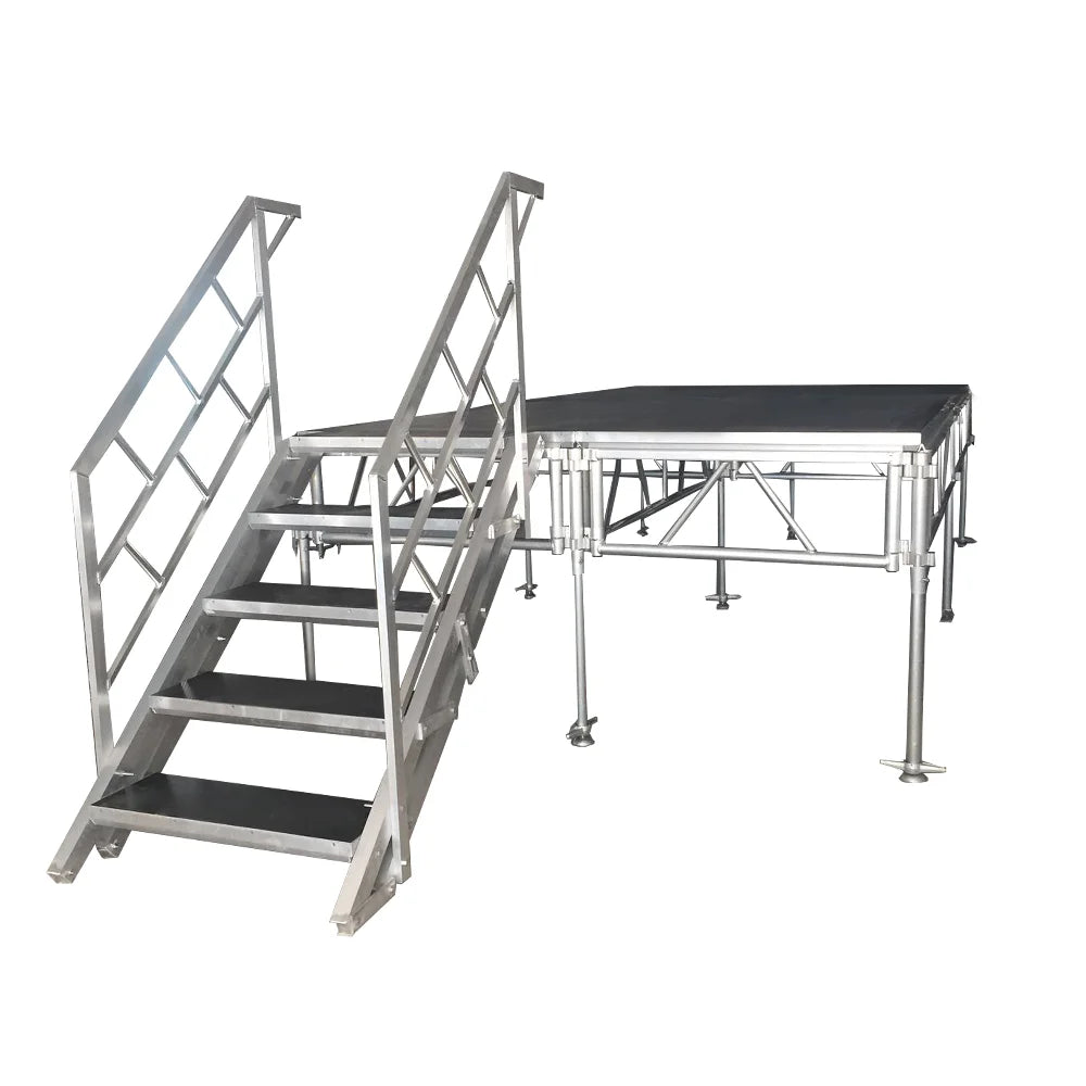 aluminum portable truss stage system for exhibition and event stage platforms