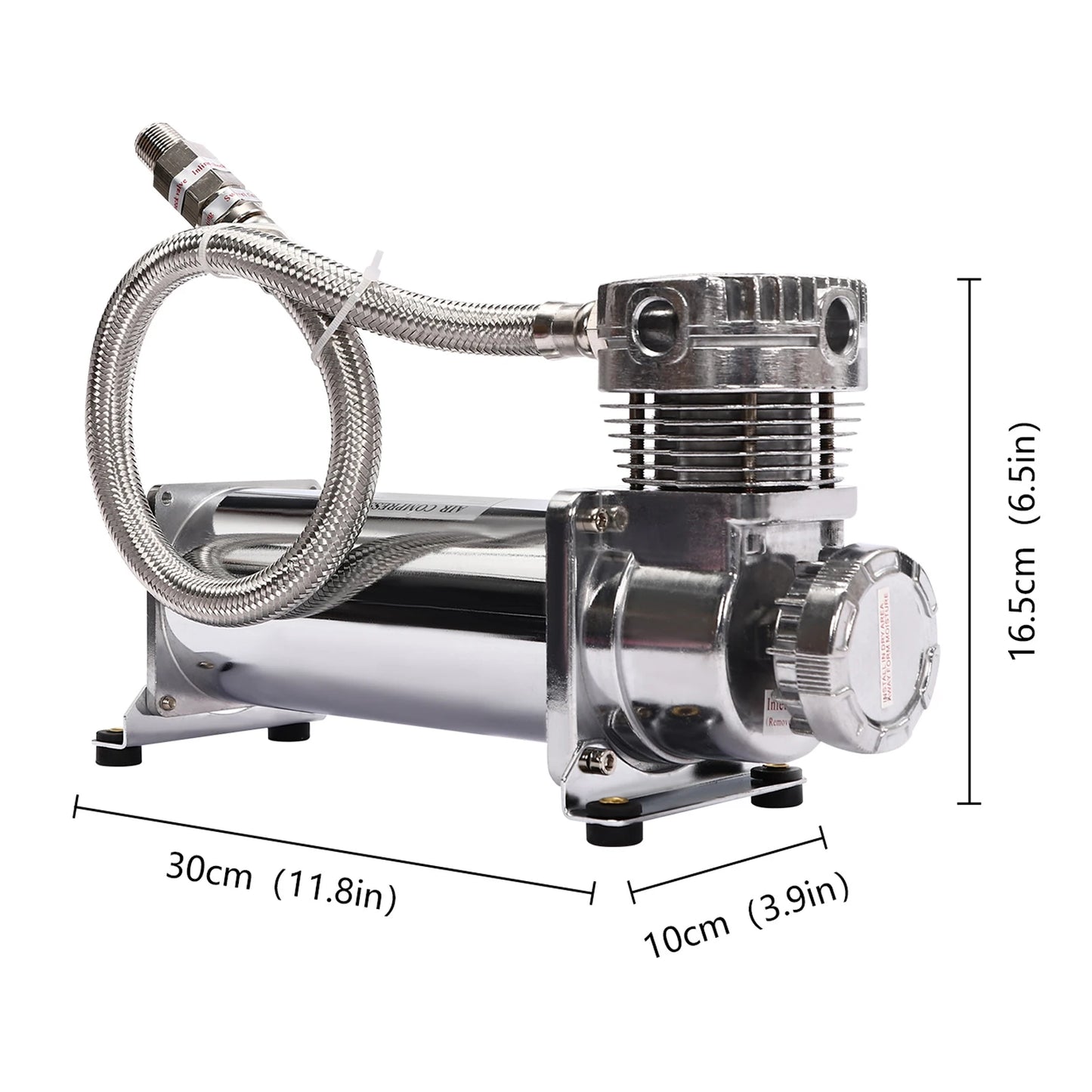 12V Air Suspension Compressor Kit 200 PSI, 50 L/Min