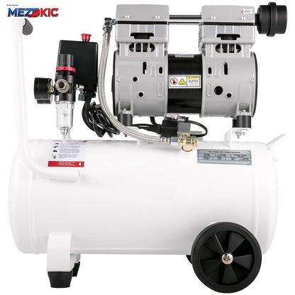 6.6 Gallon Quiet Pancake Air Compressor 115 PSI