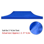 3X3M/2X2M Canopy Top Cover Replacement Four-Corner Tent Cloth Foldable Rainproof Patio Pavilion Replace Gazebo Canopy Top Cover