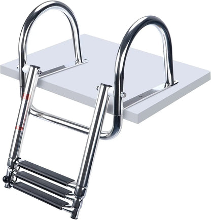 Stainless Steel Telescoping Boat Boarding Ladder