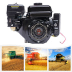 4 Strokes 212cc 7.5HP Gas Engine with Electric Start Upgrade Version For Go Kart Pressure Washers Log Splitters