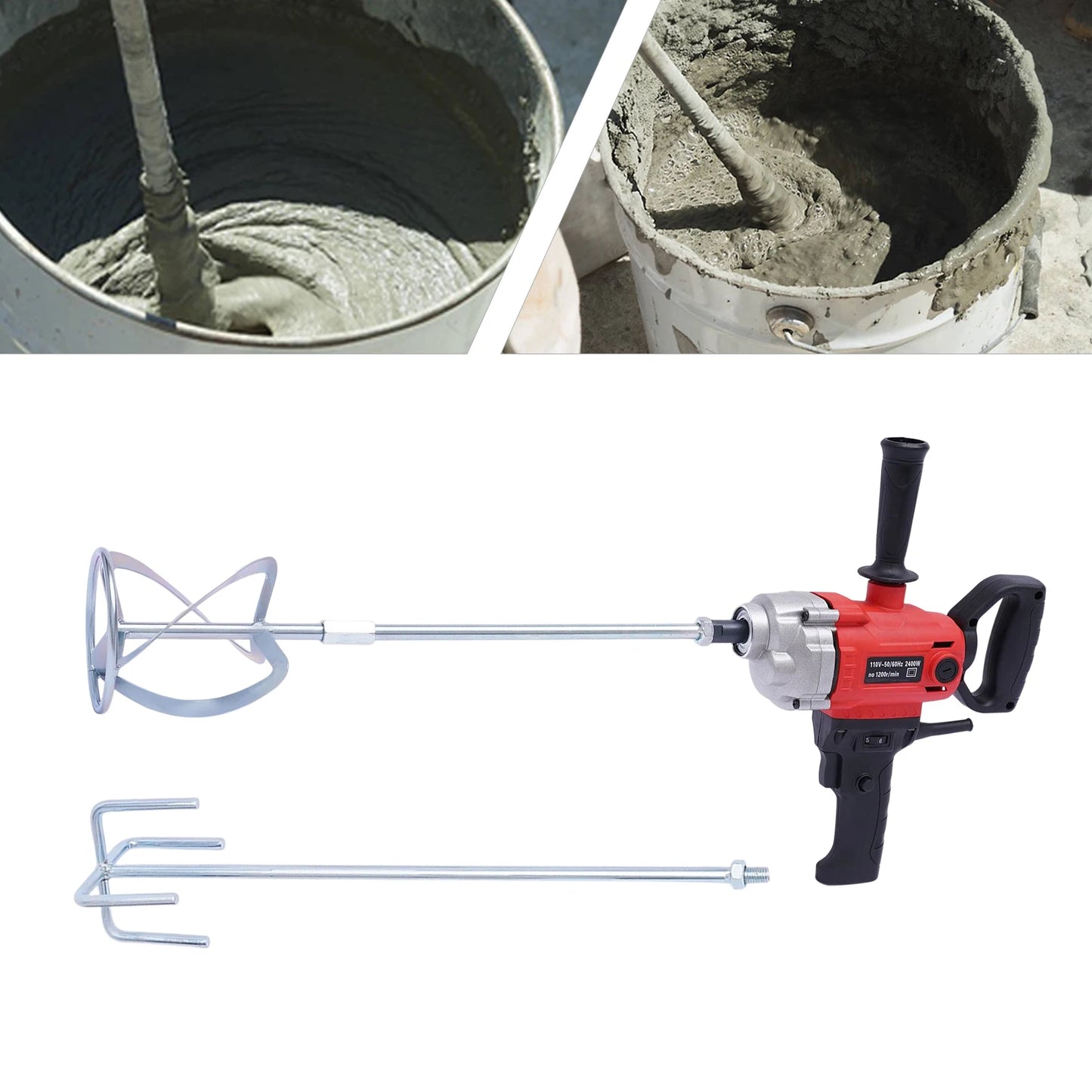 2400W Electric Cement Mixer Drill 1200 RPM