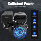 420CC 4-Stroke 15HP Gasoline Motor Engine Single Cylinder Motor Air Cooling System