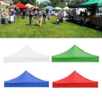 2.9*2.9M Canopy Top Cover Replacement Four-Corner Tent Cloth Foldable Rainproof Patio Pavilion Replace Gazebo Canopy Top Covers