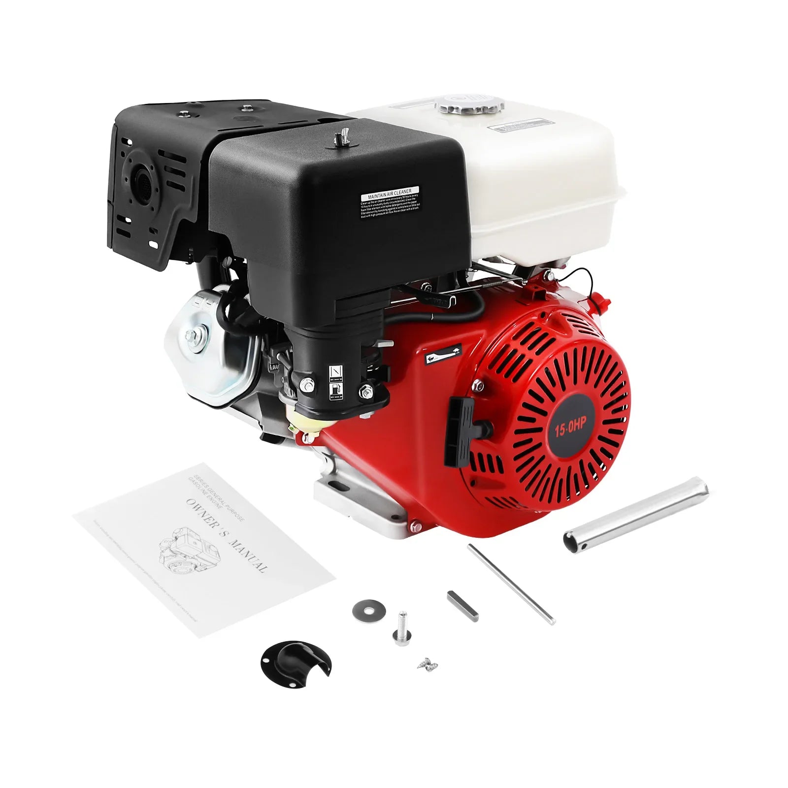 9700w 15HP Gasoline Engine 4 Stroke Aluminum Alloy Iron Material Engine 420cc High-Power Garden Tool Gas Motor for Farm