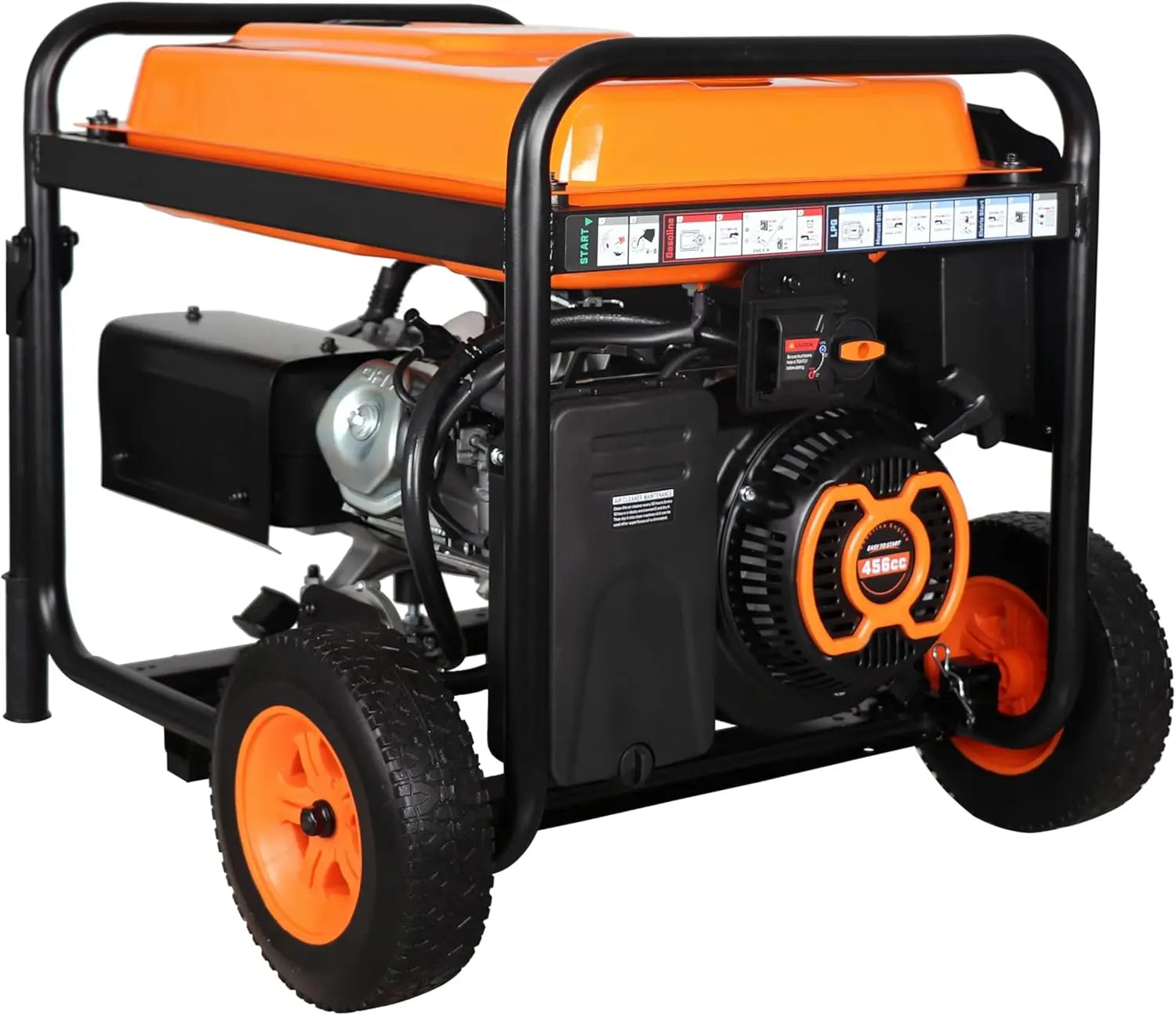 11000 Watt Dual Fuel Portable Generator Home Back Up, Emergercy, RV & Camping Electric Start Gas or Propane