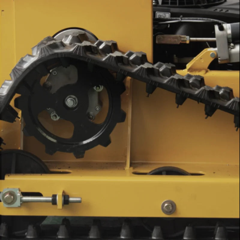 Heavy Duty RC Lawn Mower With 5KM/H Speed, 224cc Engine, Smart Remote Start & Emergency Stop Function