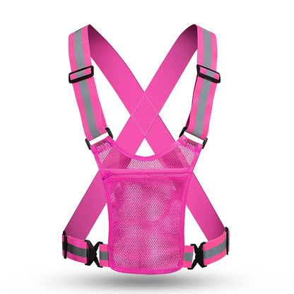 Reflective Strap Vest - Night Running & Cycling Belt