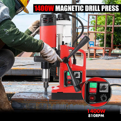 1400W Magnetic Drill Press 2" - Industrial Mag Drill