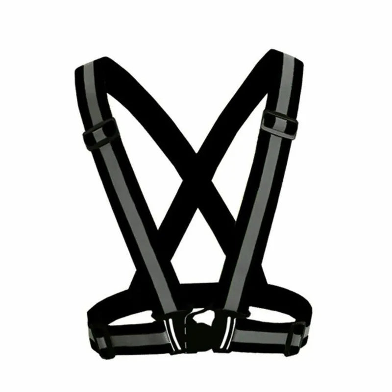 Adjustable Elastic Hi-Vis Reflective Vest