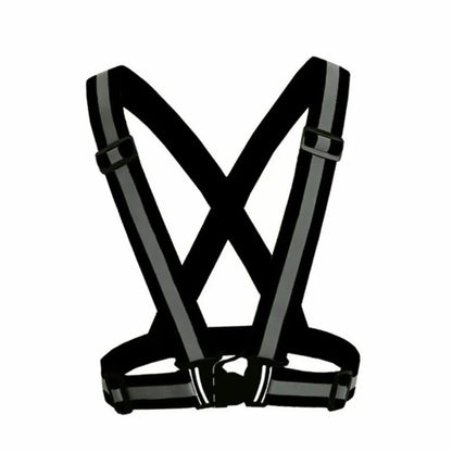 Adjustable Elastic Hi-Vis Reflective Vest