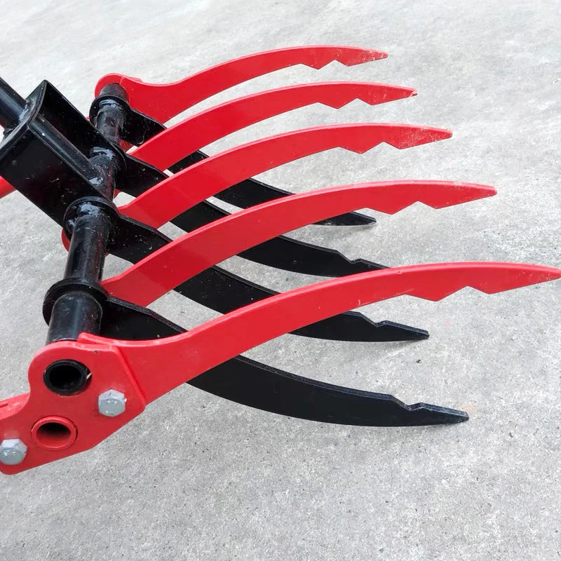 Digging soil pine artifact artificial land reclamation tool steel fork hoe agricultural loose soil tool