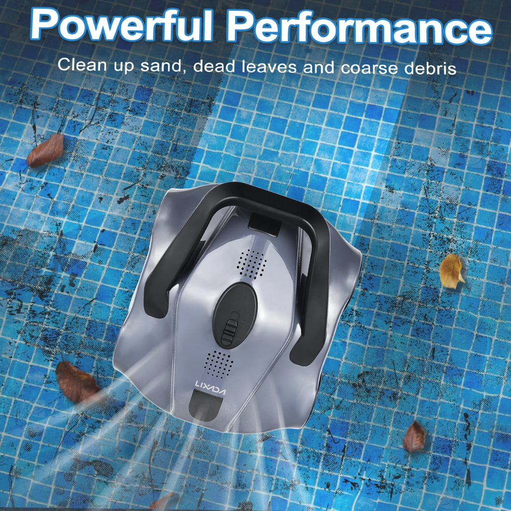 Pool Cleaner Robotic Pool Cleaner Automatic Robotic Pool Cleaner Cordless Robotic Pool Vacuum for In Ground Flat Pools