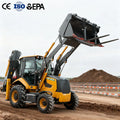7.8 ton Excavator Loader 4x4 Backhoe Loader Multi-Purpose 4WD All-Terrain Diesel Agricultural Tractor Construction Machinery