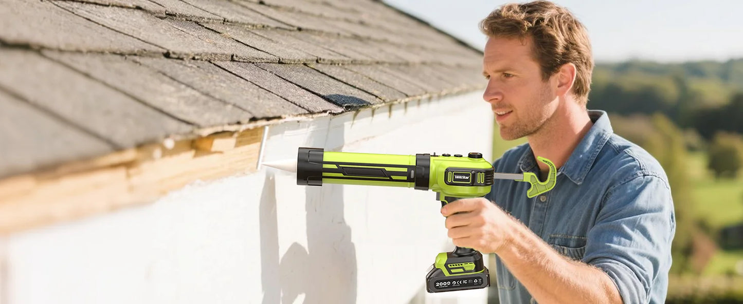 Cordless Electric Caulking Gun for Makita 18V - No Drip