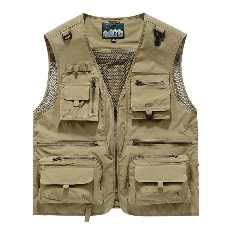 Men's Breathable Multi-Pocket Fishing Vest
